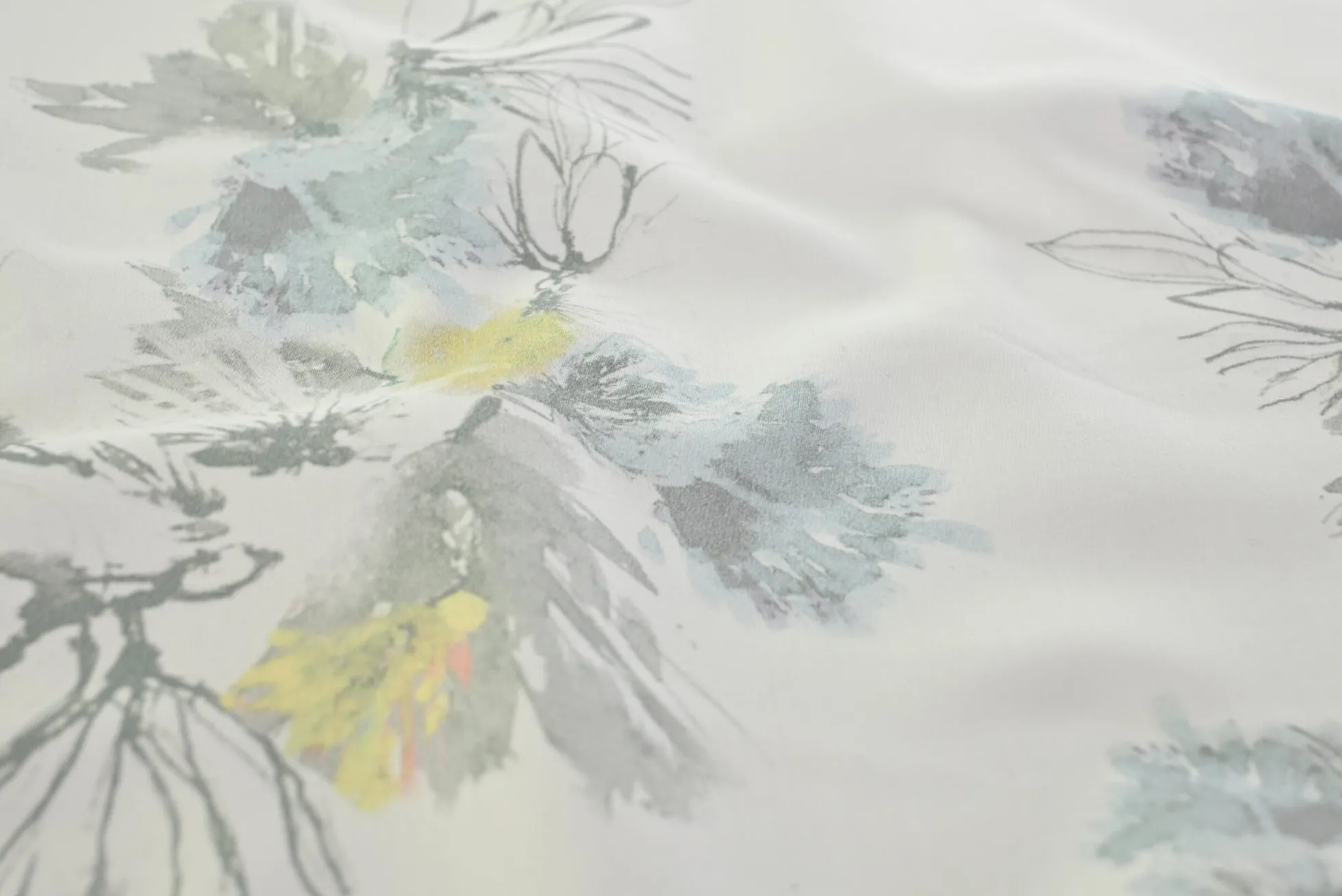 Stretch katoen – Flower drawing