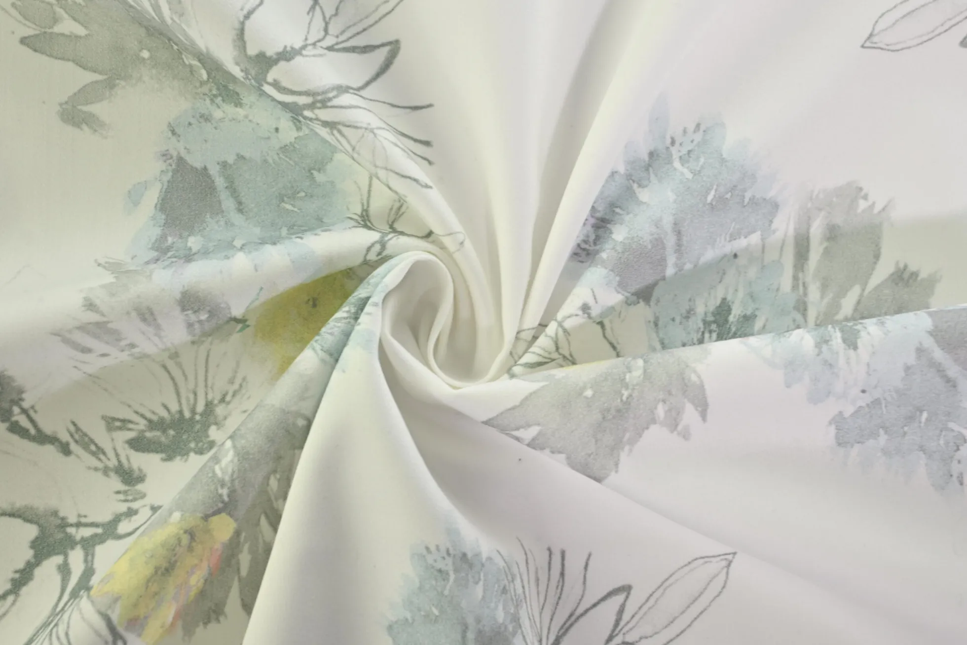 Stretch katoen – Flower drawing
