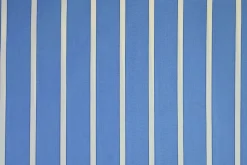 Stretch katoen gestreept – Blauw & wit