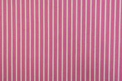 Stretch katoen gestreept – Roze & wit