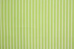 Stretch katoen gestreept – Wit & limegroen