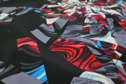 Stretch katoen – Graphic motion