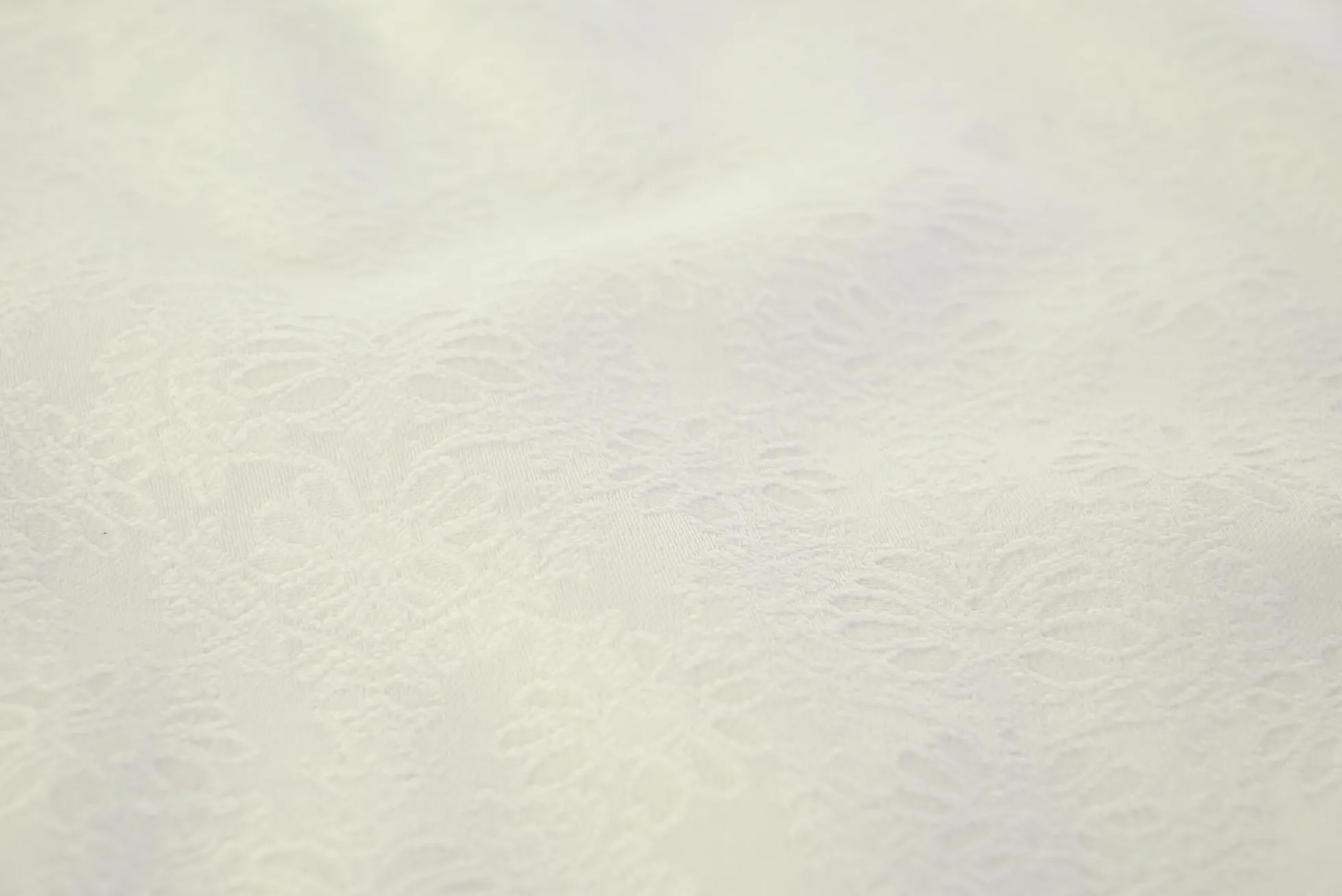 Stretch katoen – Off-white jacquard