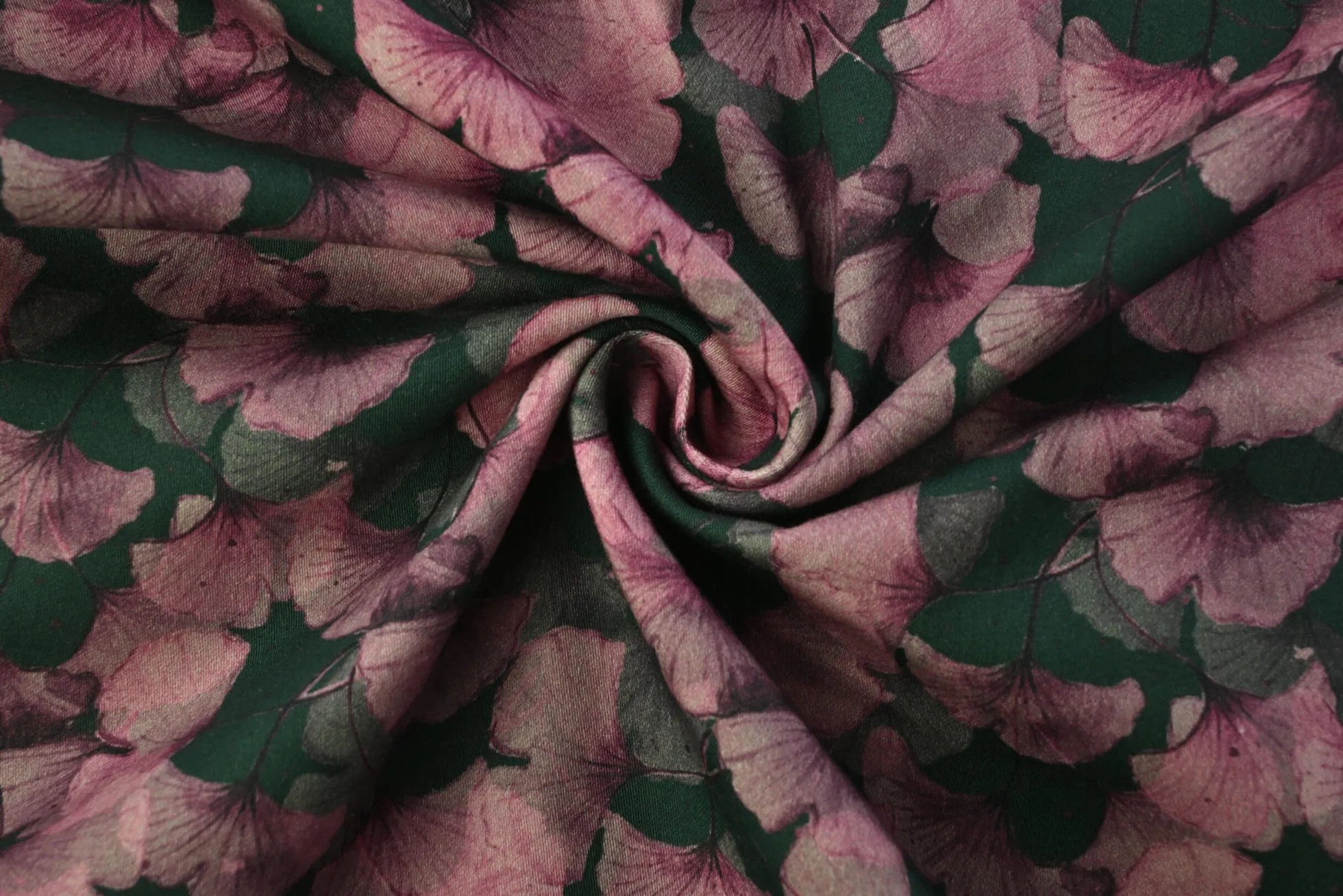 Stretch katoen – Old purple flowers