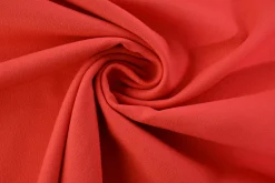 Stretch katoen – Oranje / rood