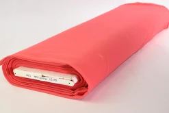 Stretch katoen – Oranje / rood