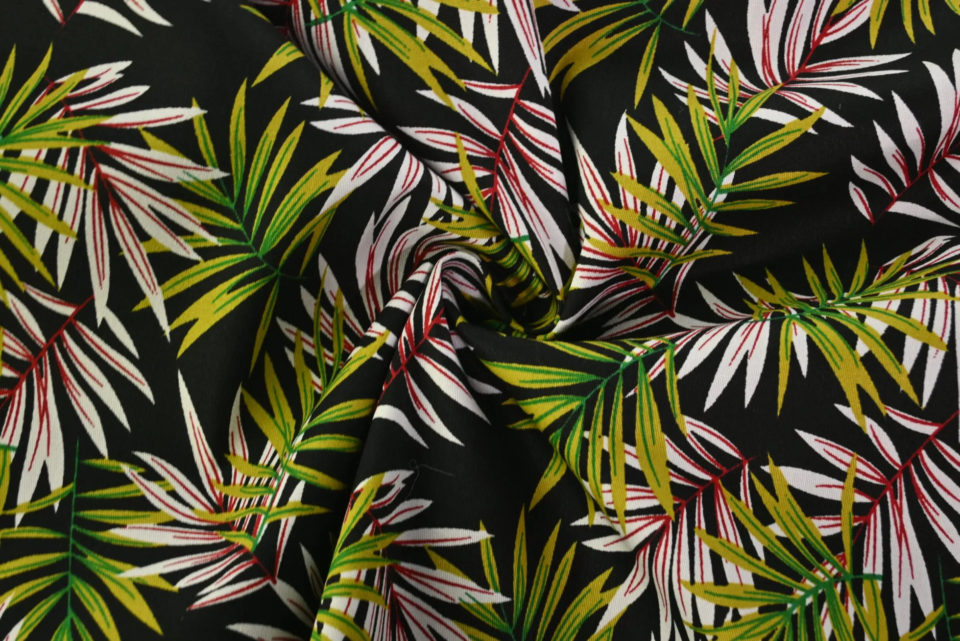 Stretch katoen – Palm leaves
