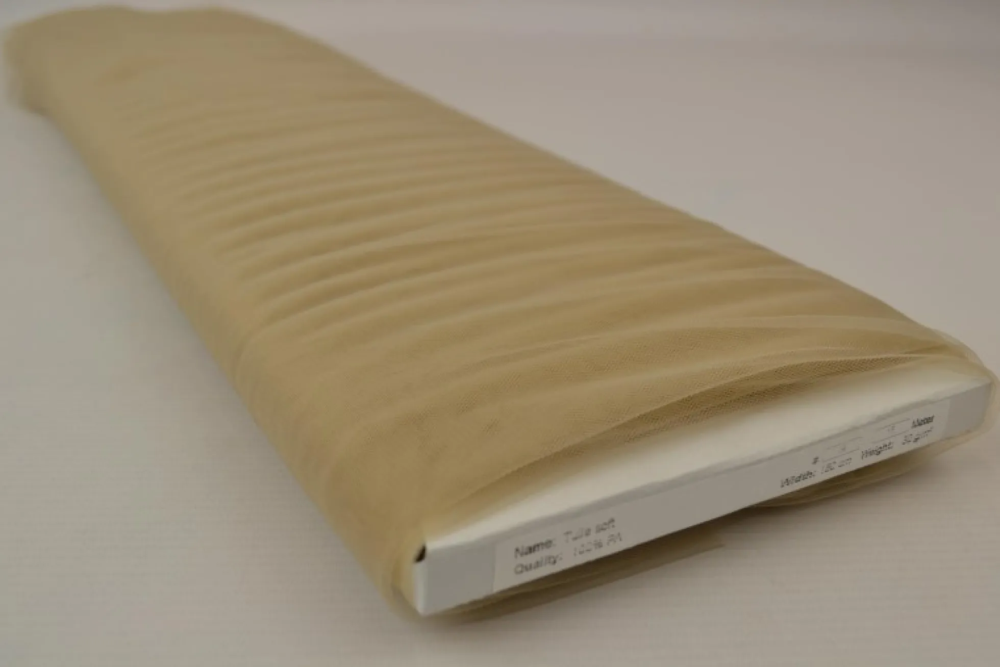 Stretch Tule: Beige