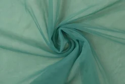 Stretch Tule: Donkergroen