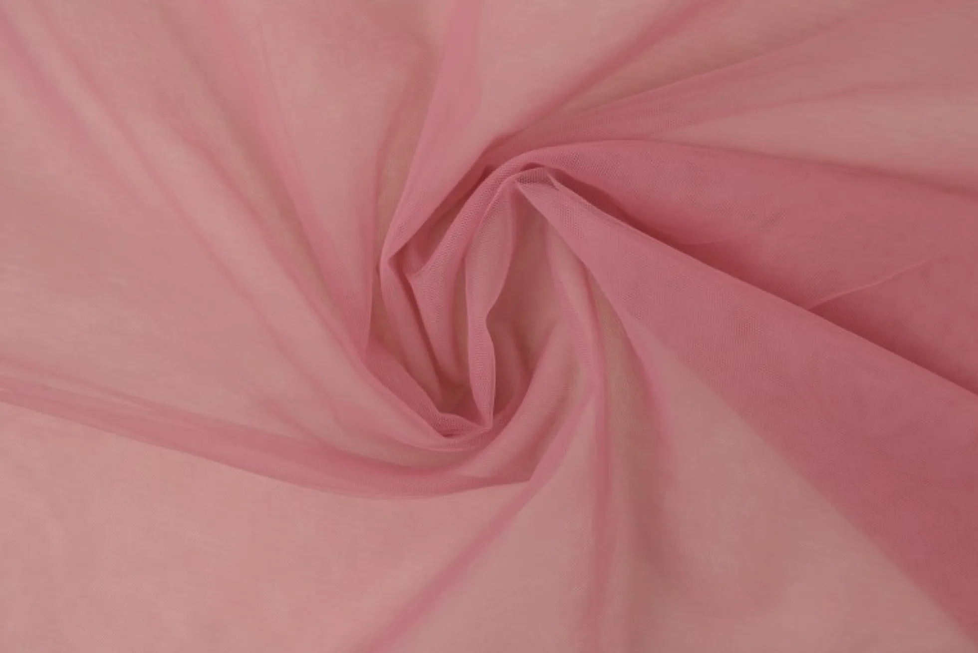 Stretch Tule: Donker oudroze