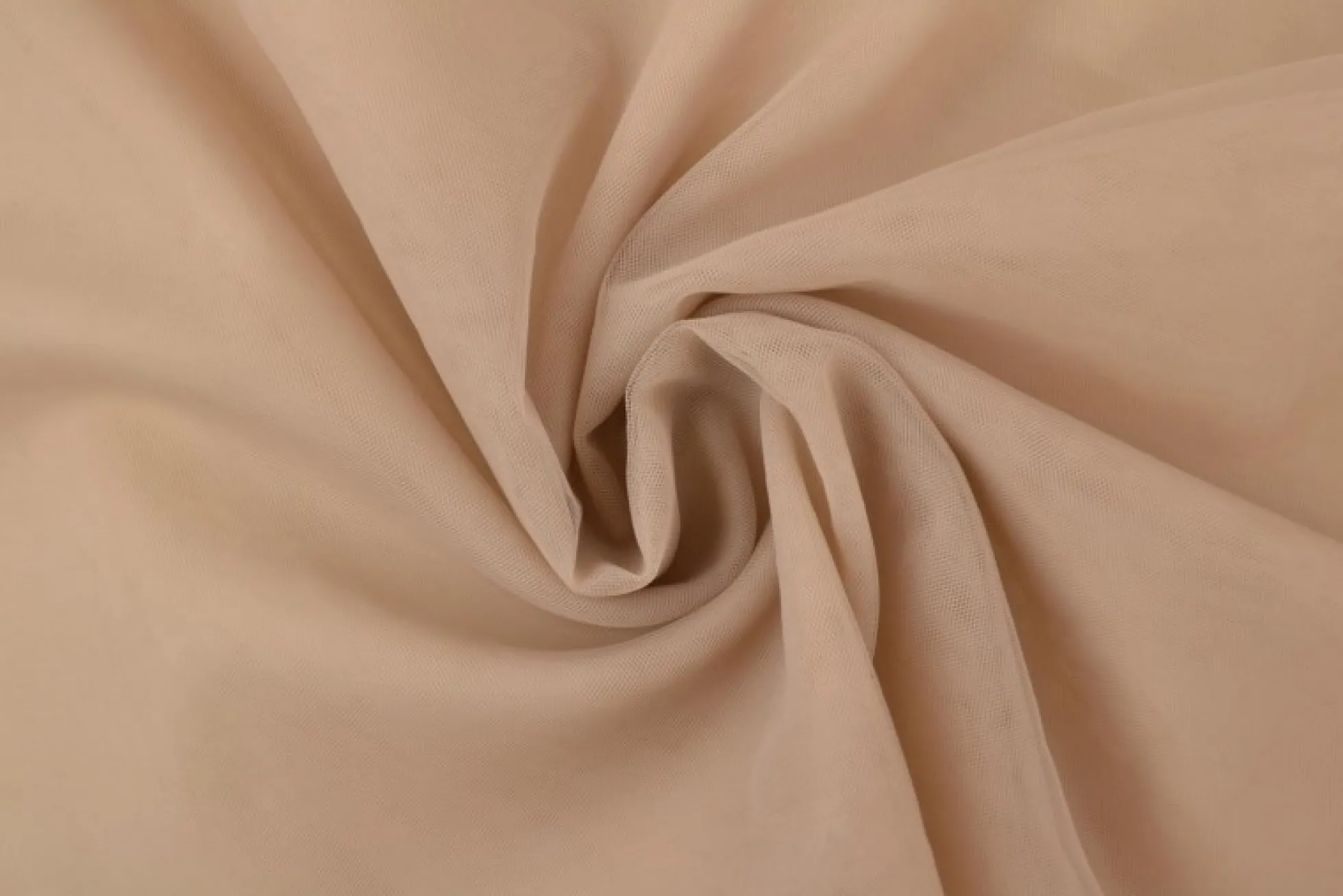 Stretch Tule: Taupe