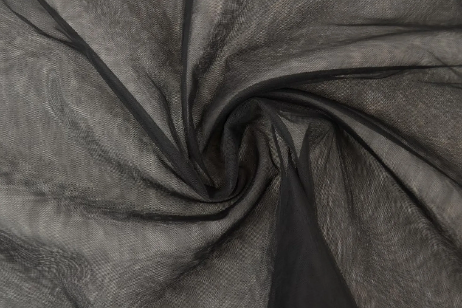 Stretch Tule: Zwart
