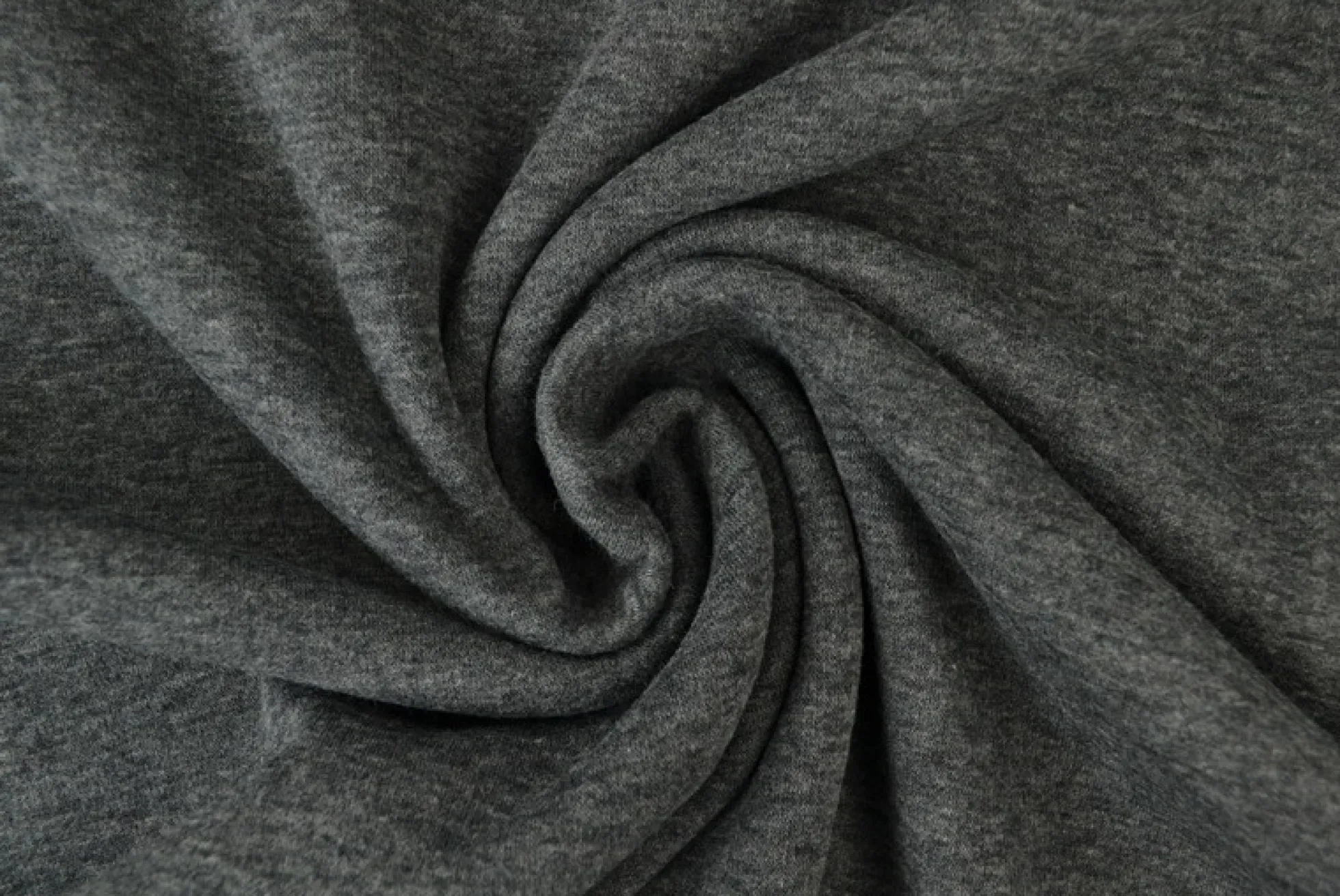 Sweaterstof / Jogging alpenfleece: Donkergrijs