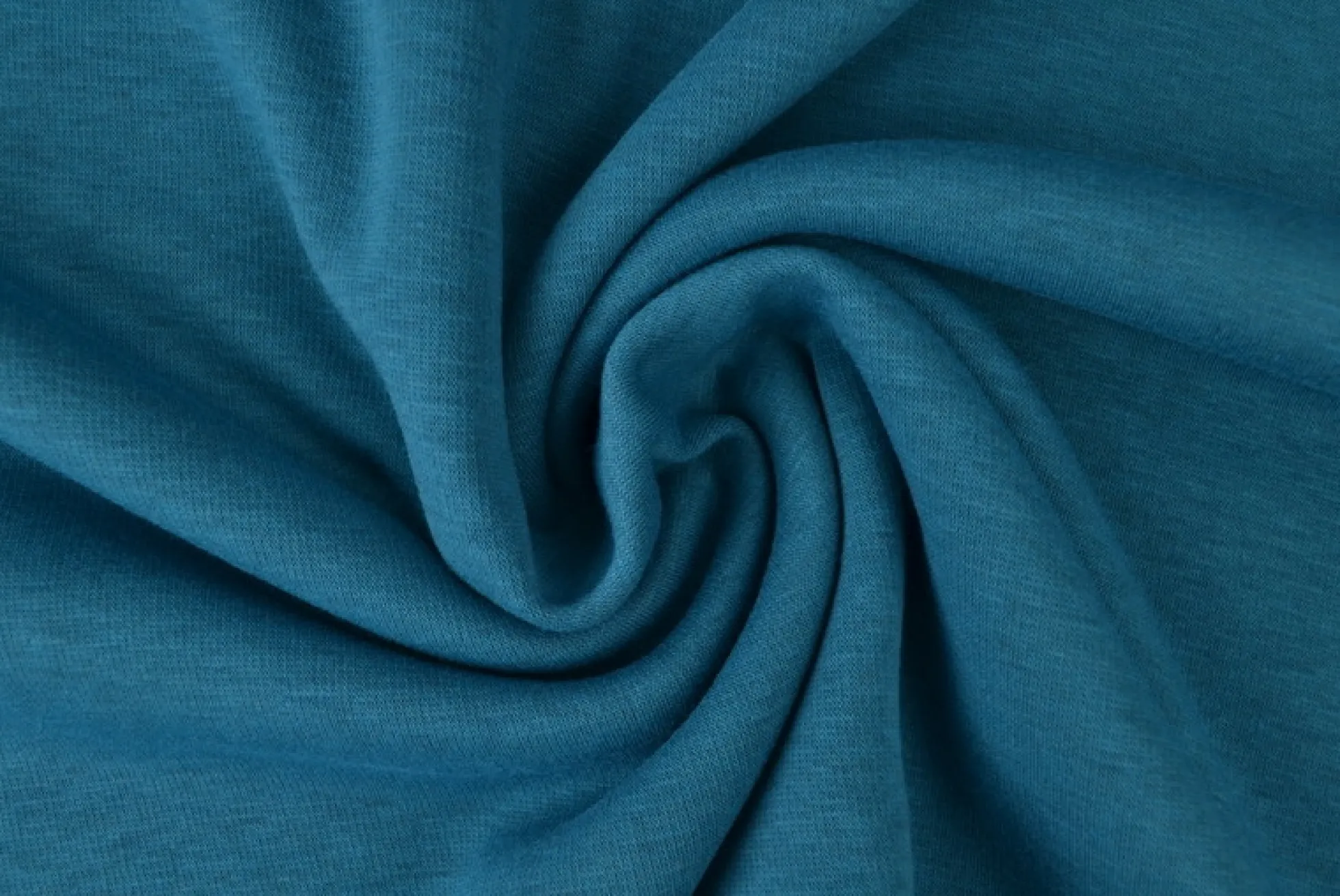 Sweaterstof / Jogging alpenfleece: Donker petrol