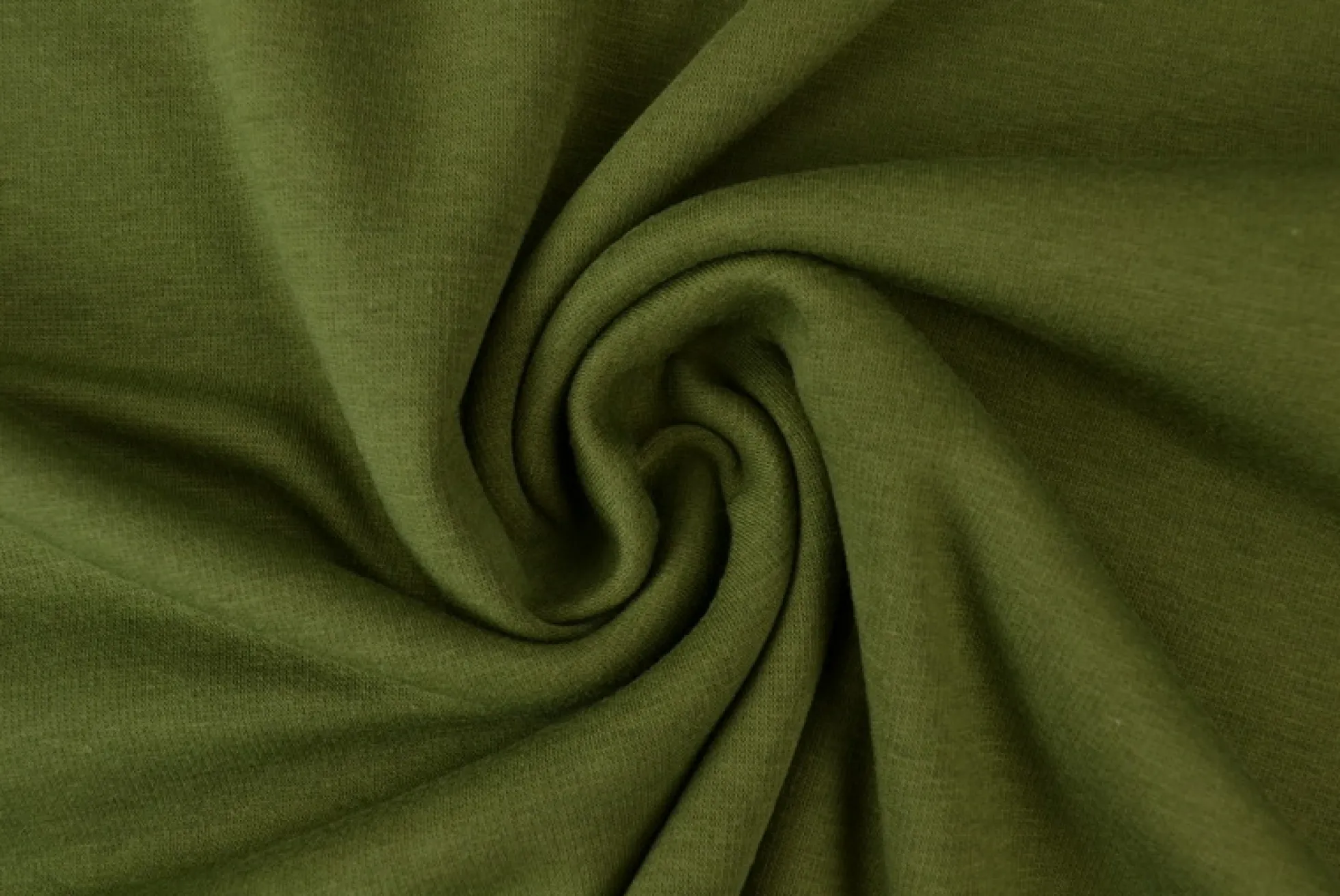 Sweaterstof / Jogging alpenfleece: Mosgroen