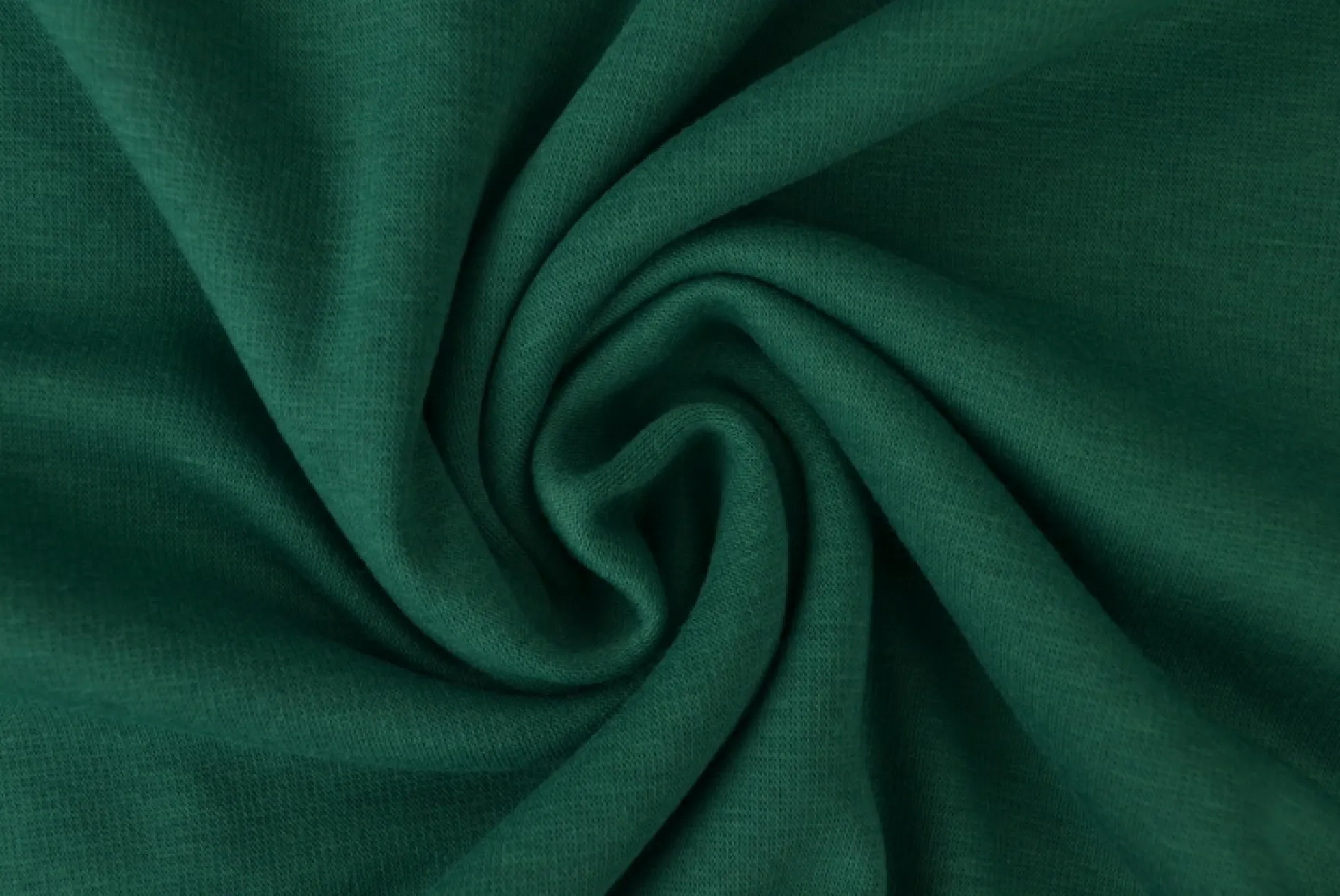 Sweaterstof / Jogging alpenfleece: Donkergroen