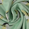 Sweaterstof / Jogging alpenfleece – Pinquïn mintgroen