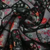 Sweaterstof / Jogging alpenfleece – Floral Mosaic Grey