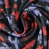 Sweaterstof / Jogging alpenfleece – Zeedieren zwart