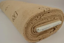 Teddy badstof – Beertjes beige