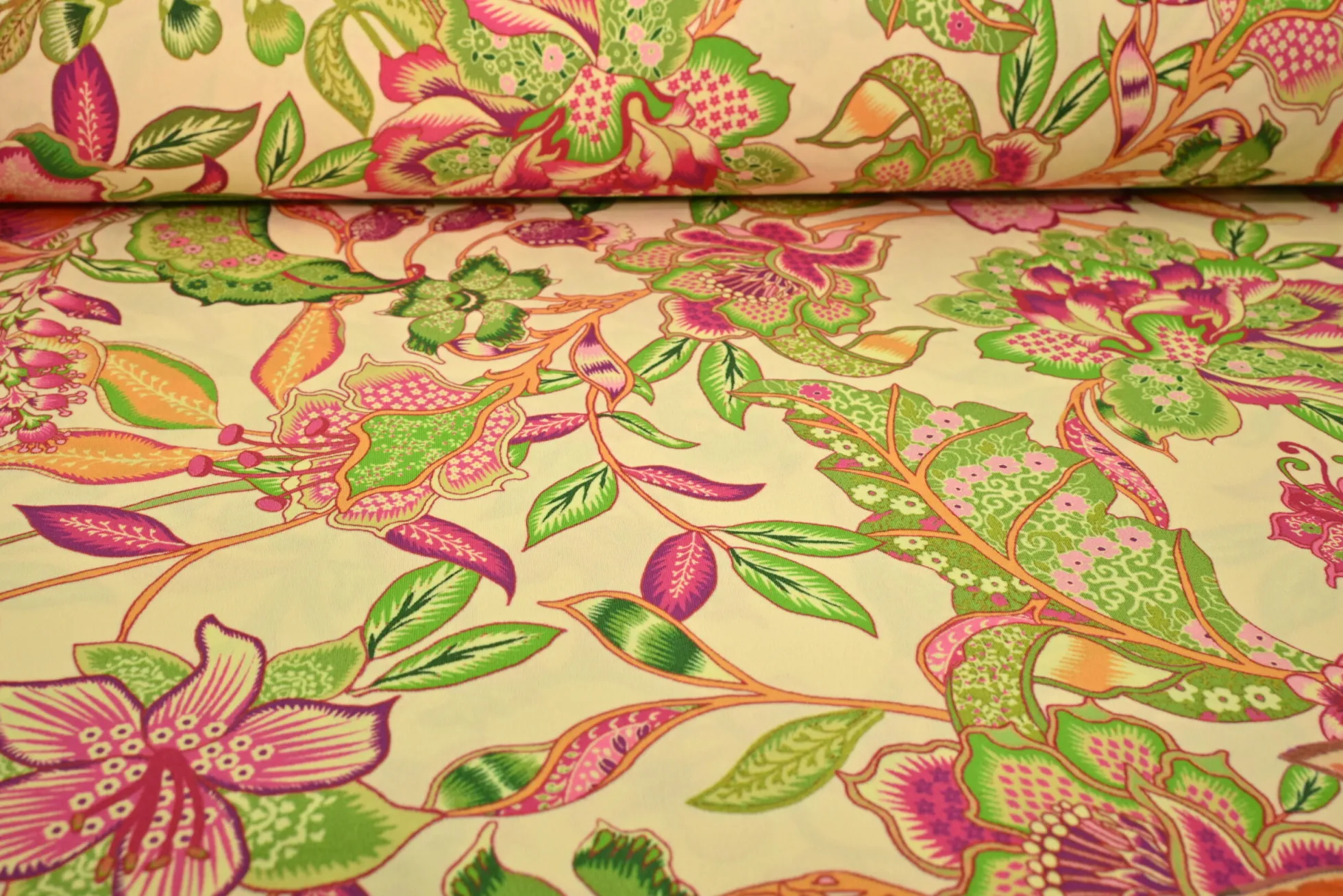 Travel jersey – Pastel garden