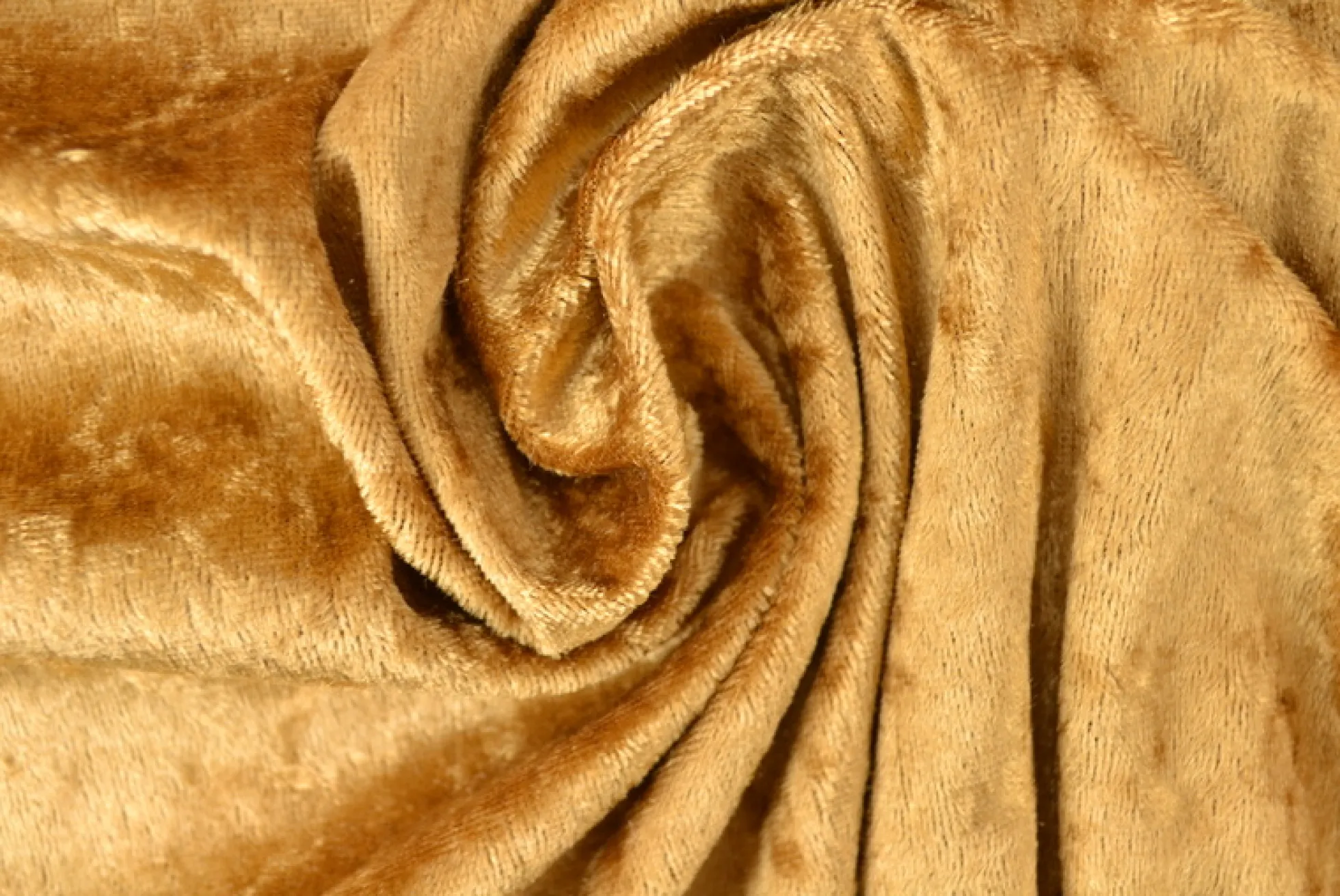 Velours de panne – Donker oker / goud