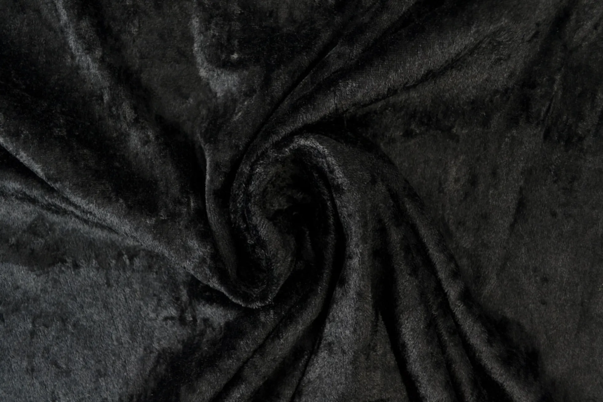 Velours de panne – Zwart