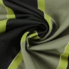 Verduisteringsstof – Gestreept donkerbruin / limegroen
