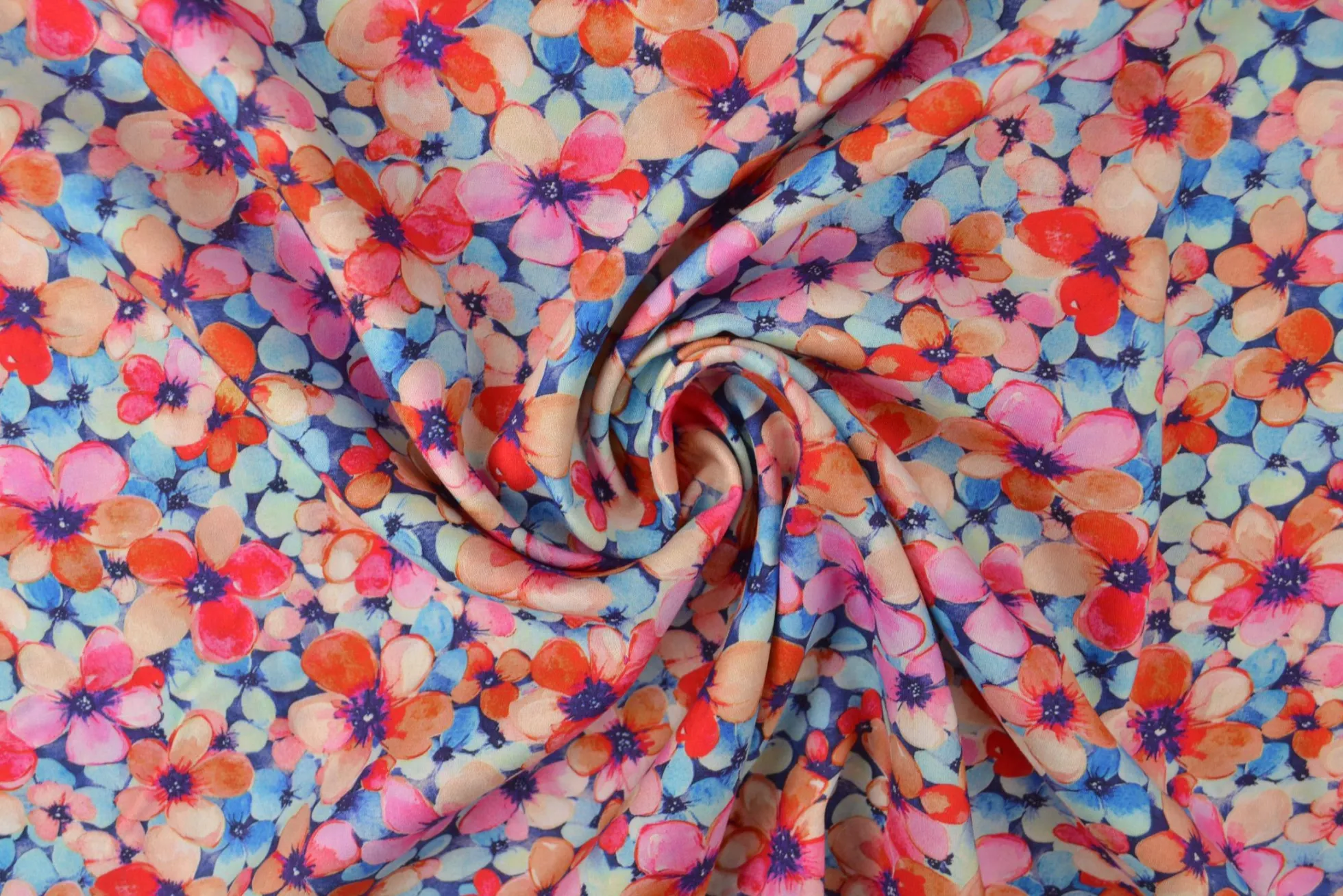 Viscose – Art bloom pink