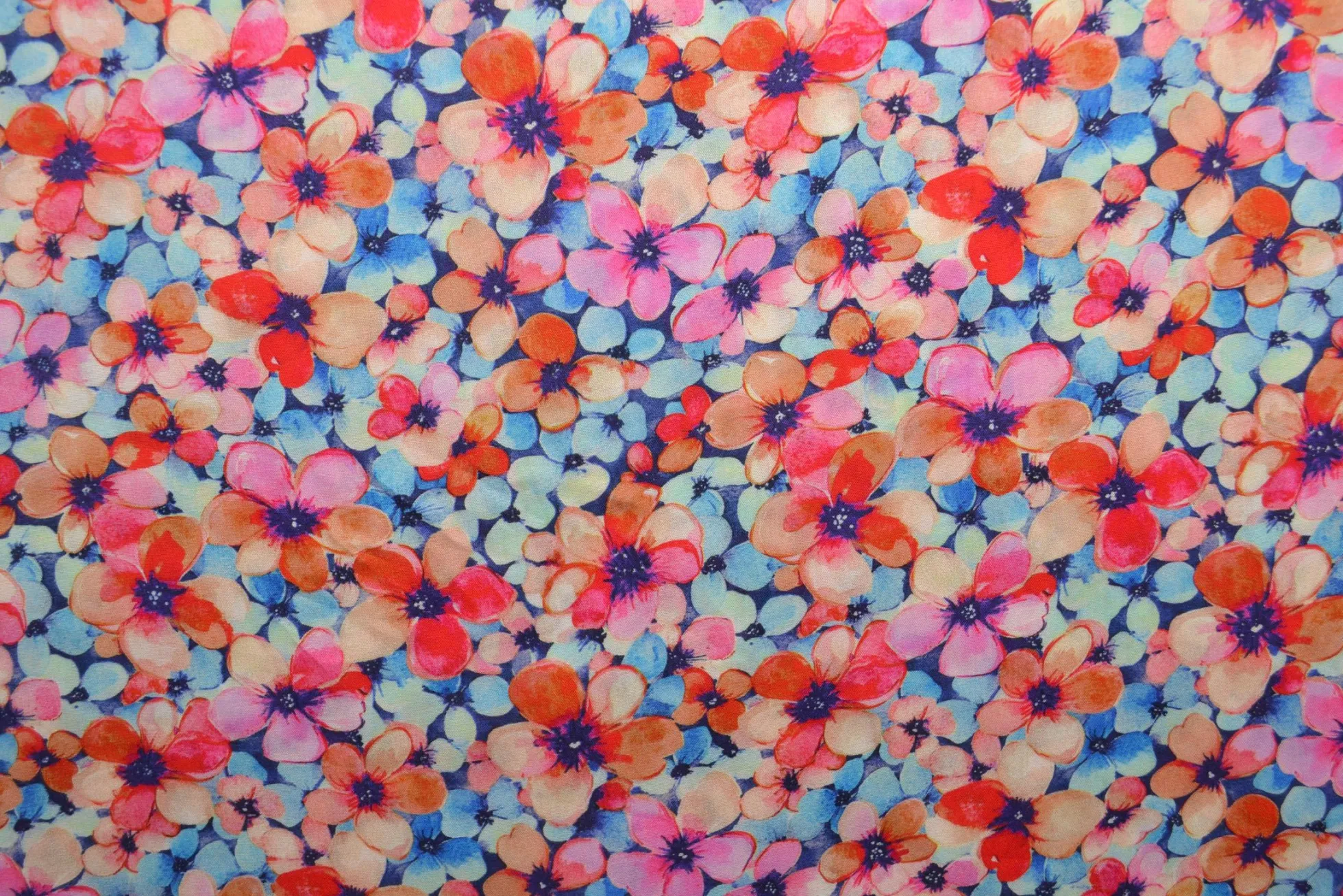 Viscose – Art bloom pink