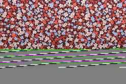 Viscose – Bloom confetti red