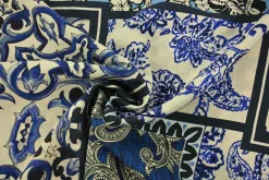 Viscose – Boho bloom indigo blue