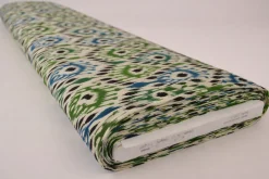 Viscose – Boho ikat green