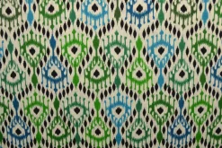 Viscose – Boho ikat green