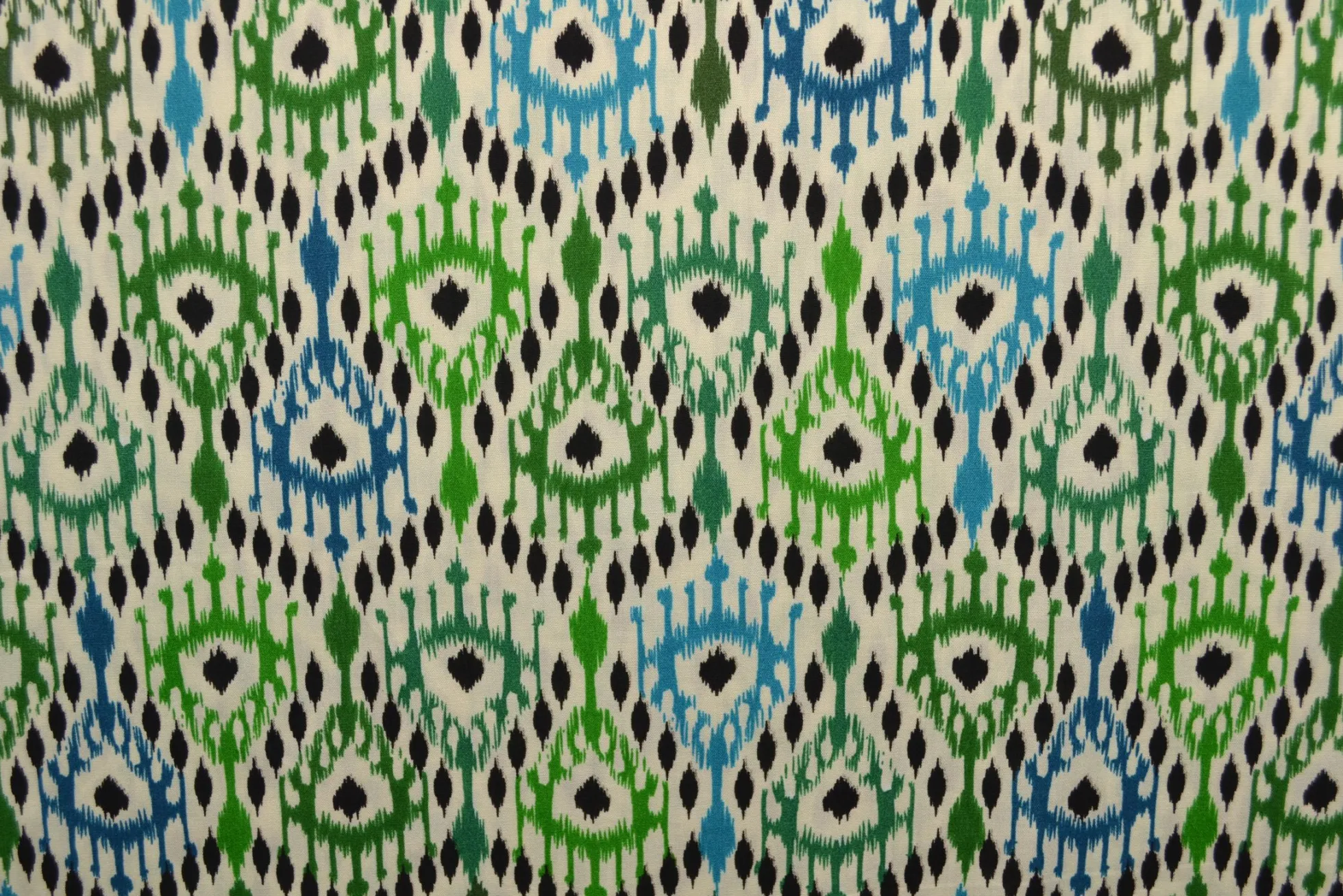 Viscose – Boho ikat green