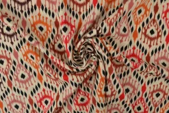Viscose – Boho ikat orange