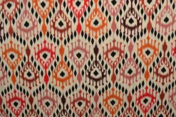 Viscose – Boho ikat orange