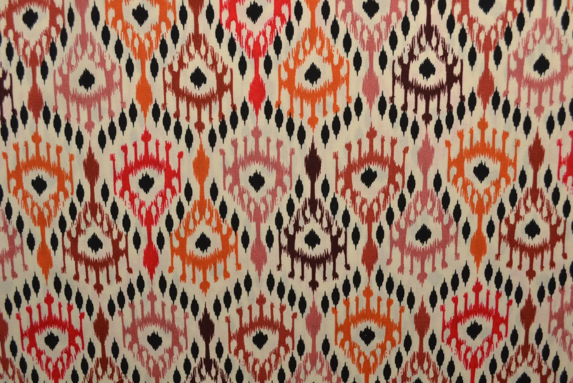 Viscose – Boho ikat orange