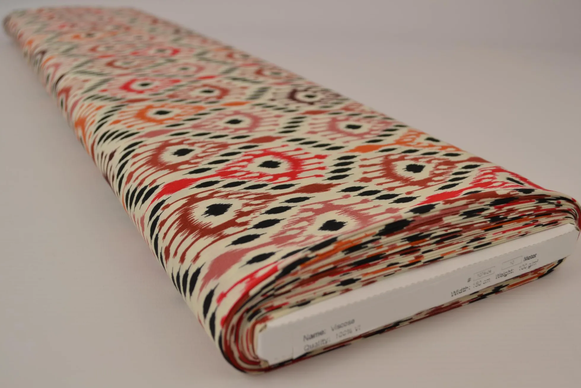 Viscose – Boho ikat orange