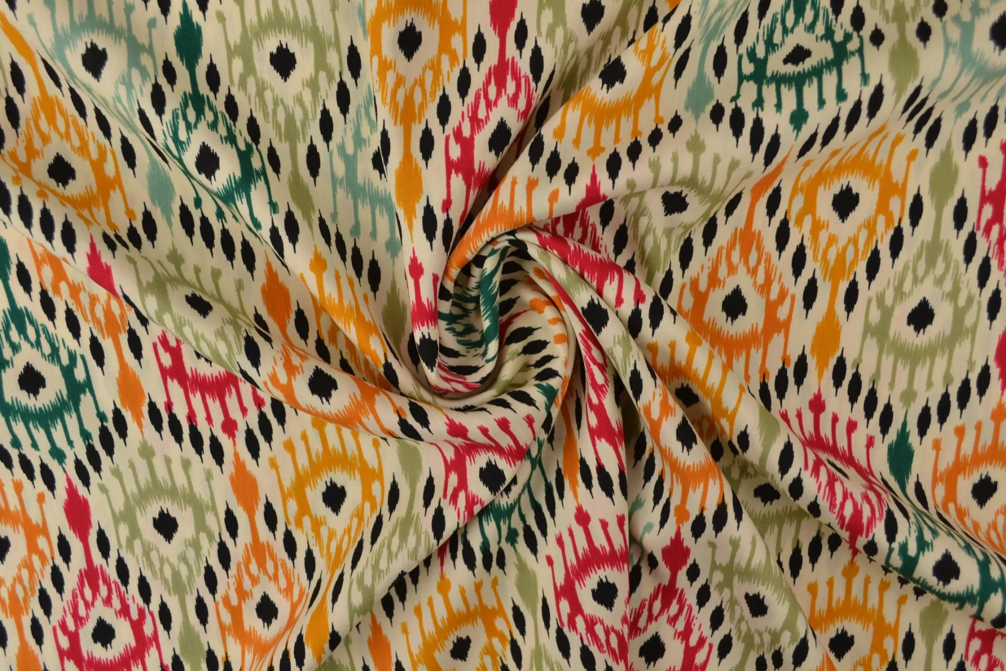 Viscose – Boho ikat yellow