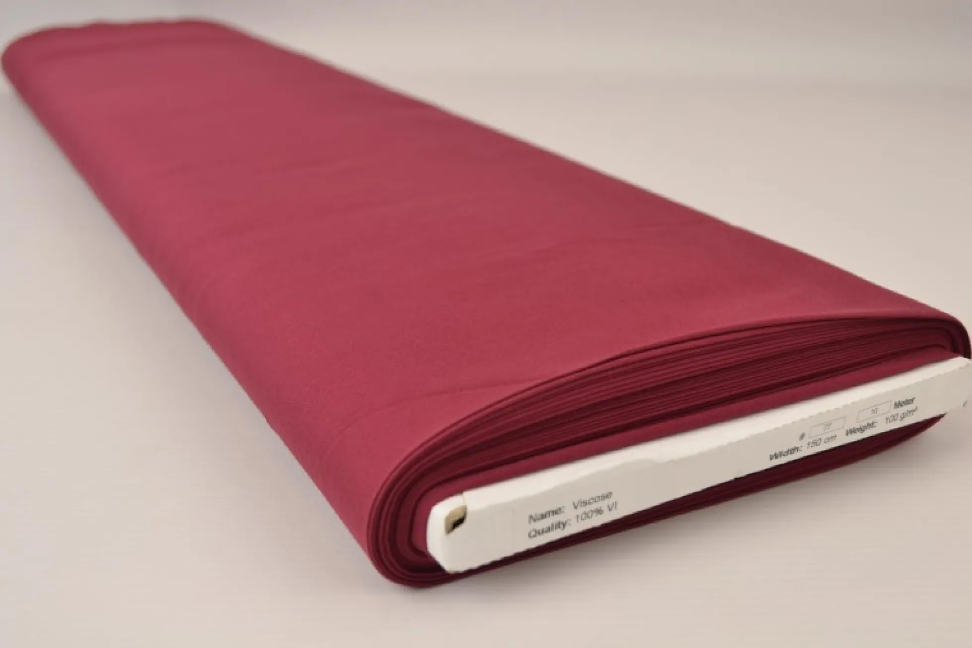 Viscose – Bordeauxrood