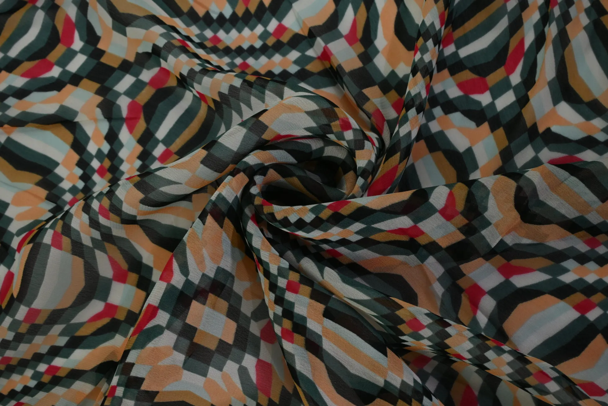 Viscose chiffon – Digital multicolor
