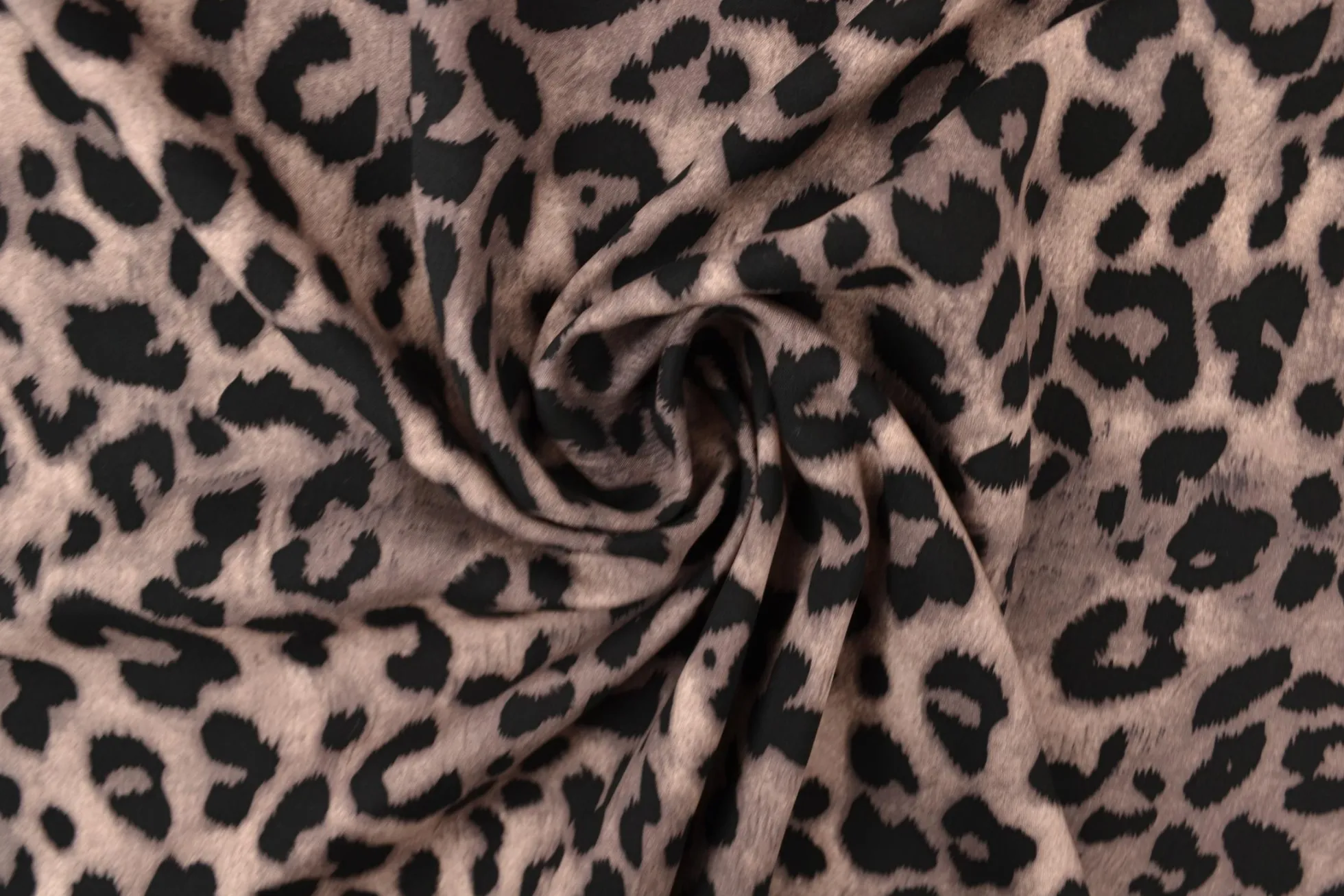 Viscose – Classic leopard taupe
