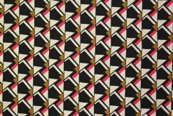 Viscose crêpe – Black triangle