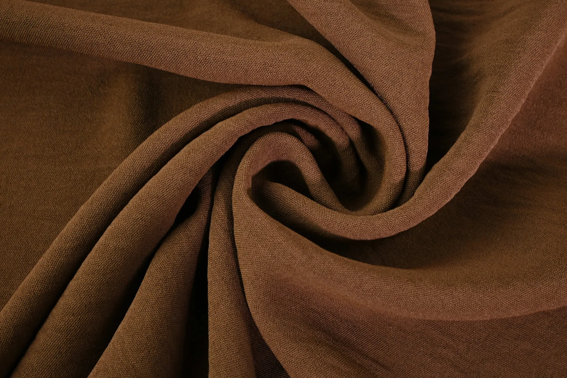 Viscose crêpe – Bruin