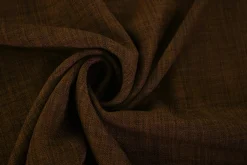 Viscose crêpe – Bruin linnenlook