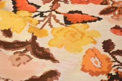 Viscose crêpe – Italian flower drawing