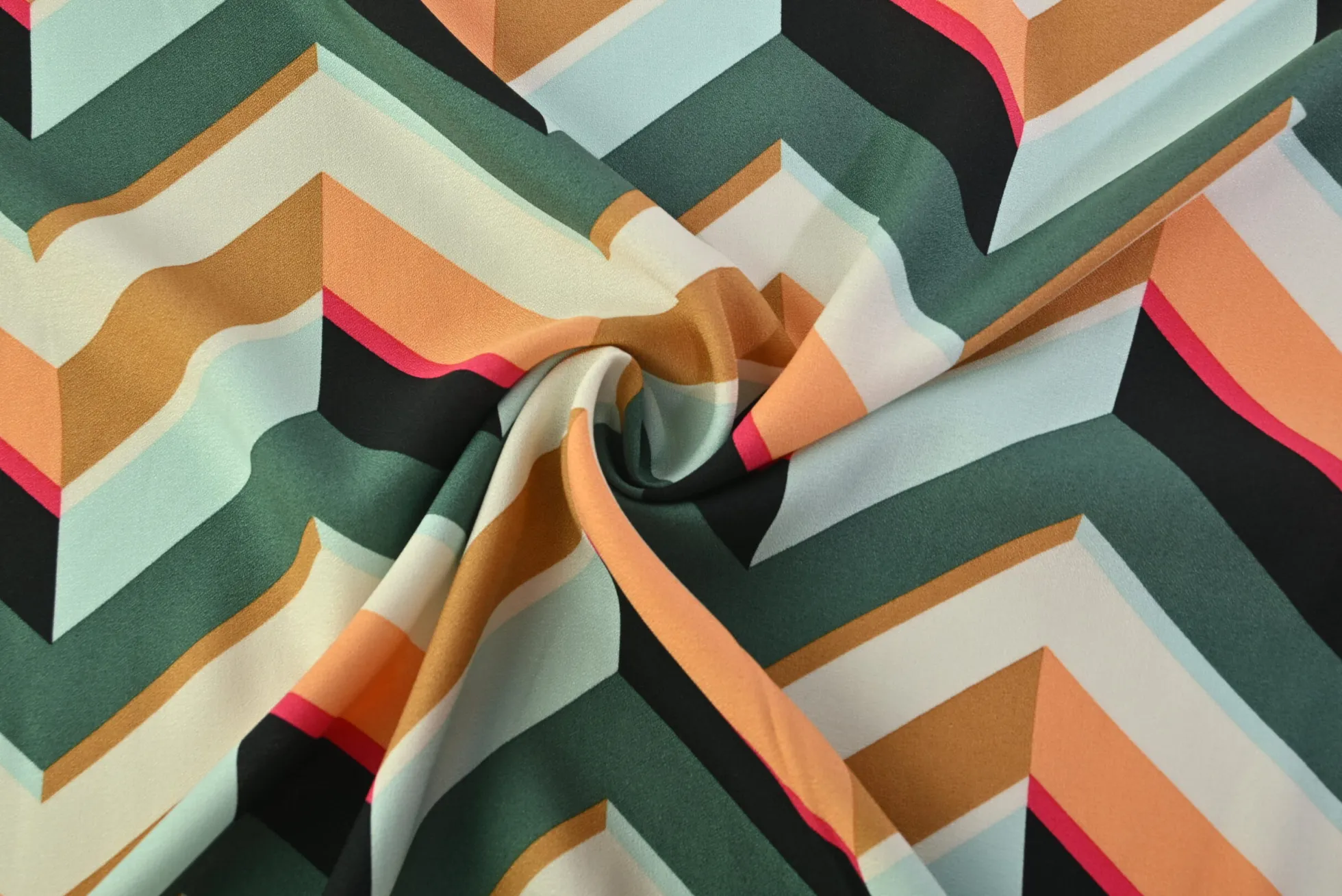 Viscose crêpe – Zigzag