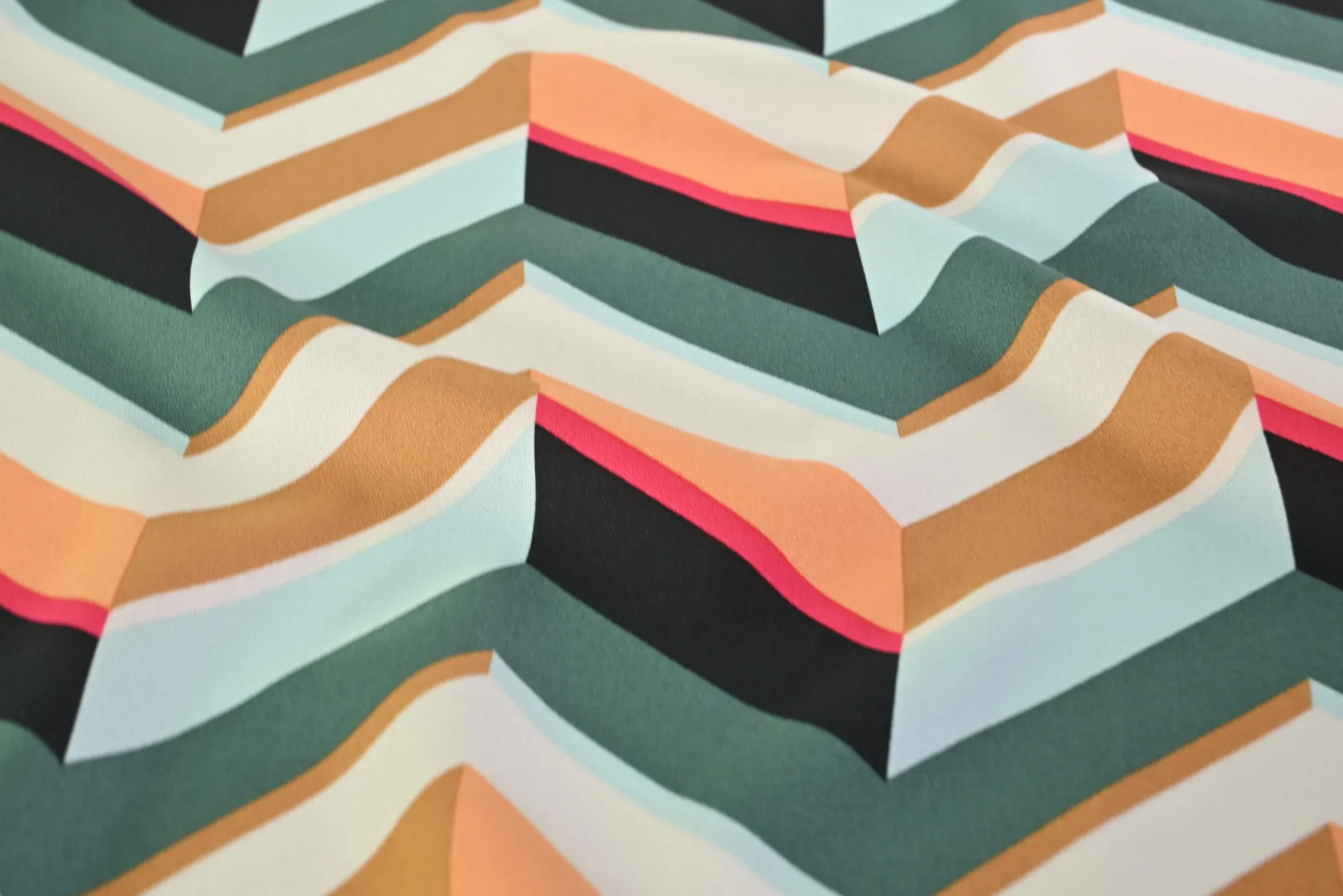 Viscose crêpe – Zigzag