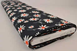 Viscose – Daisy breeze black